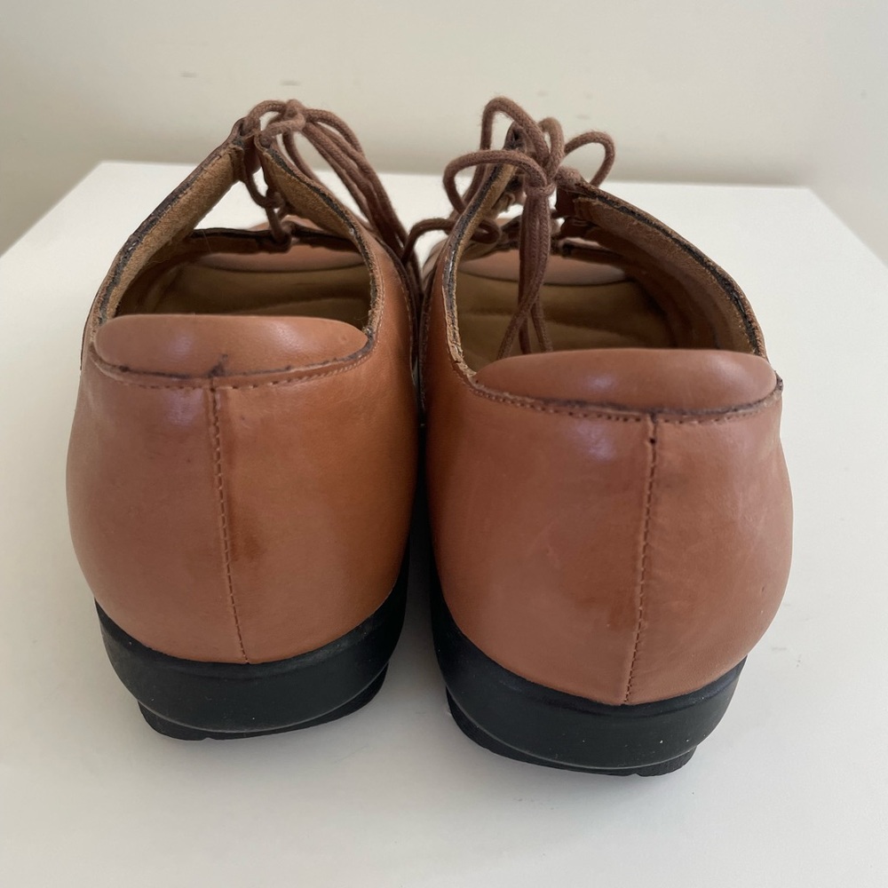 Array Women’s Brown Leather Gladiator Sandals Fla… - image 7